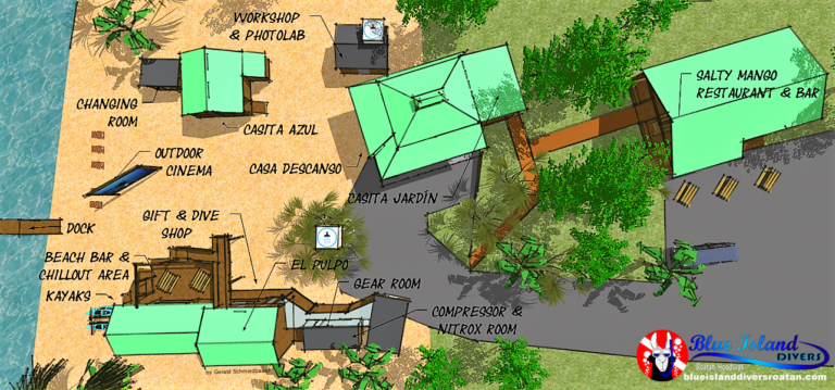 blue island divers map